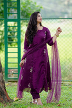 Plum Chiffon Set