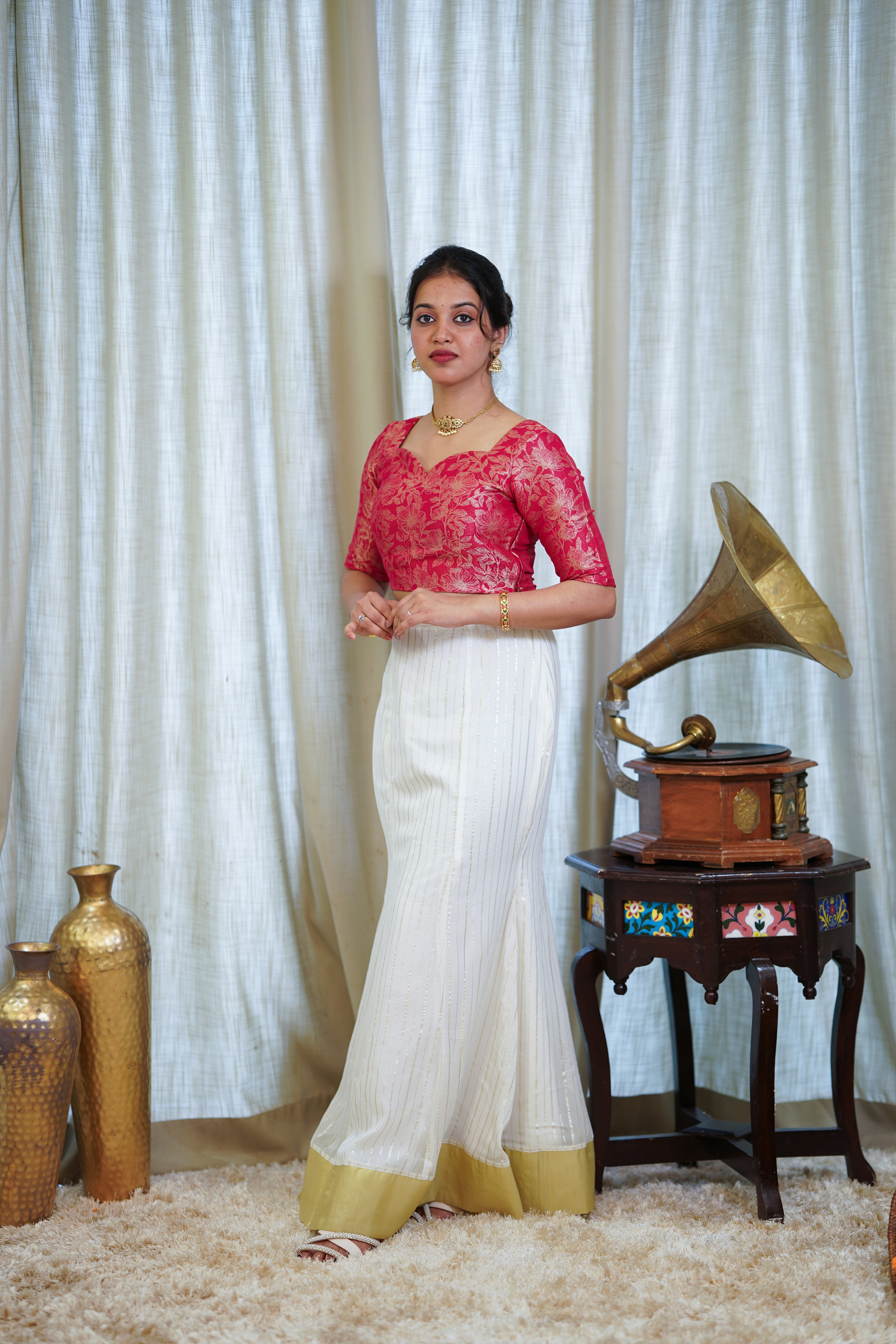 Ivory Festive Ethnic Set
