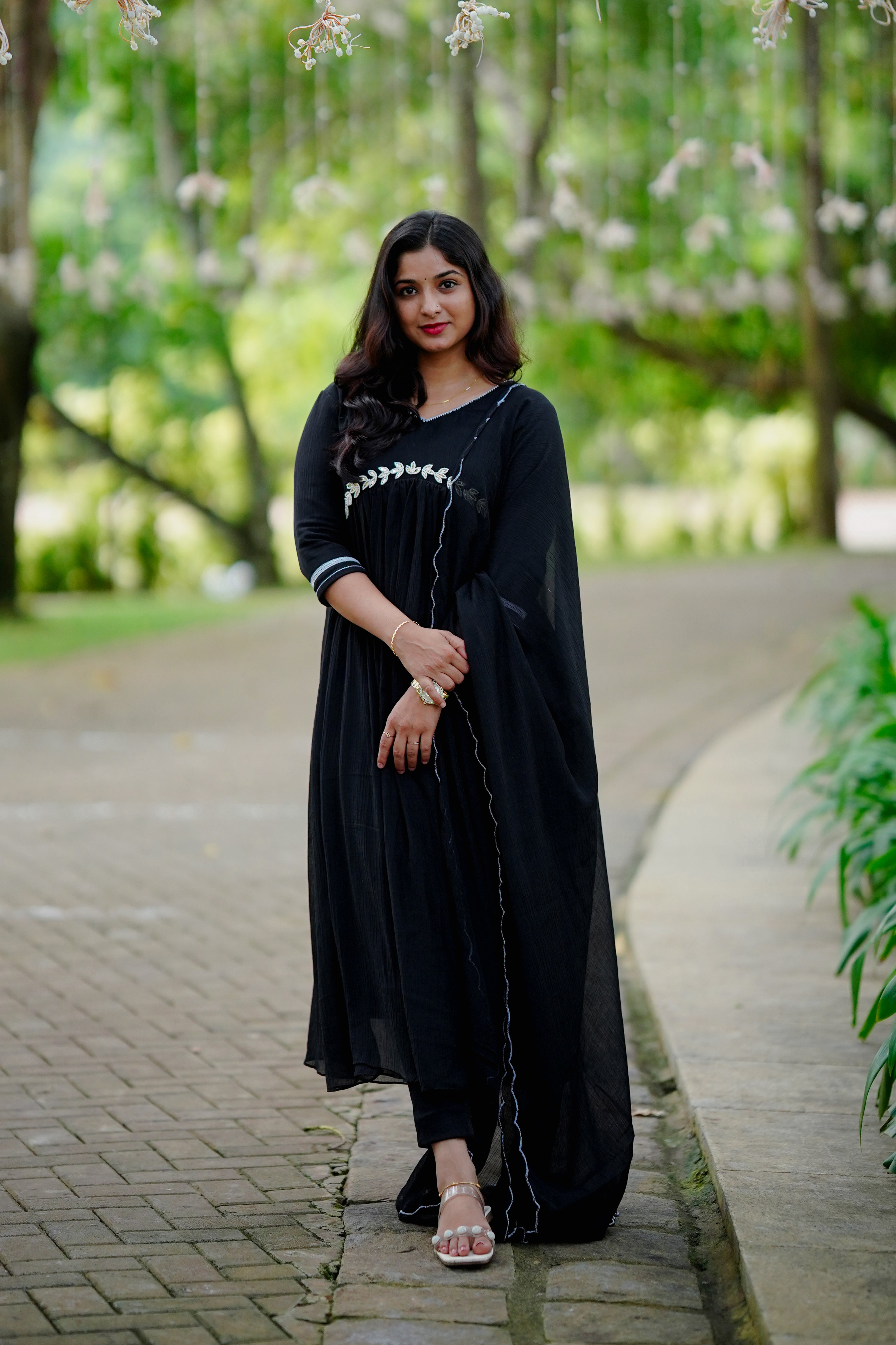 Two Piece Chiffon Set