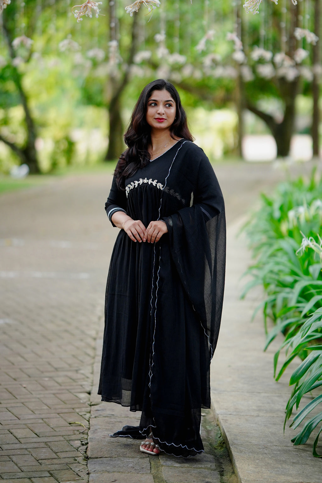 Two Piece Chiffon Set