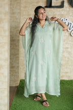 Jade Organza Kaftan
