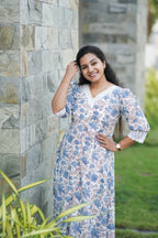 Eira Floral Jaipur Cotton Dress