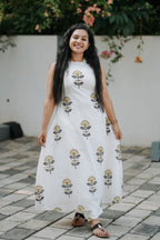 Clare White Jaipur Cotton Co-Ord Set