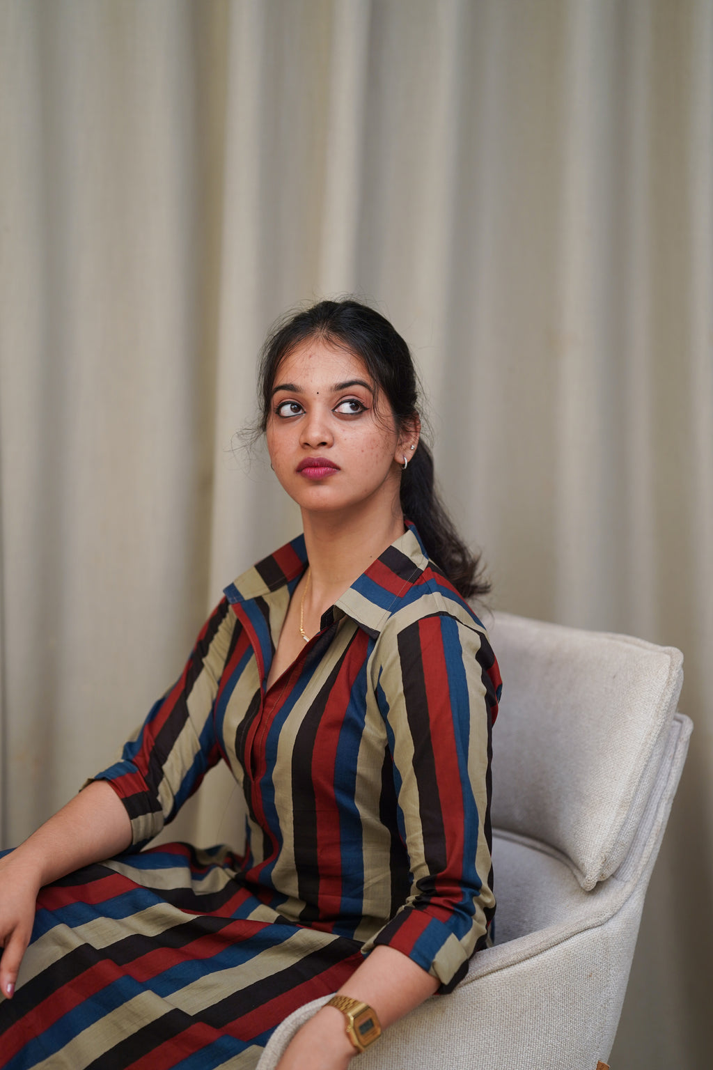 Striped Straight Kurta