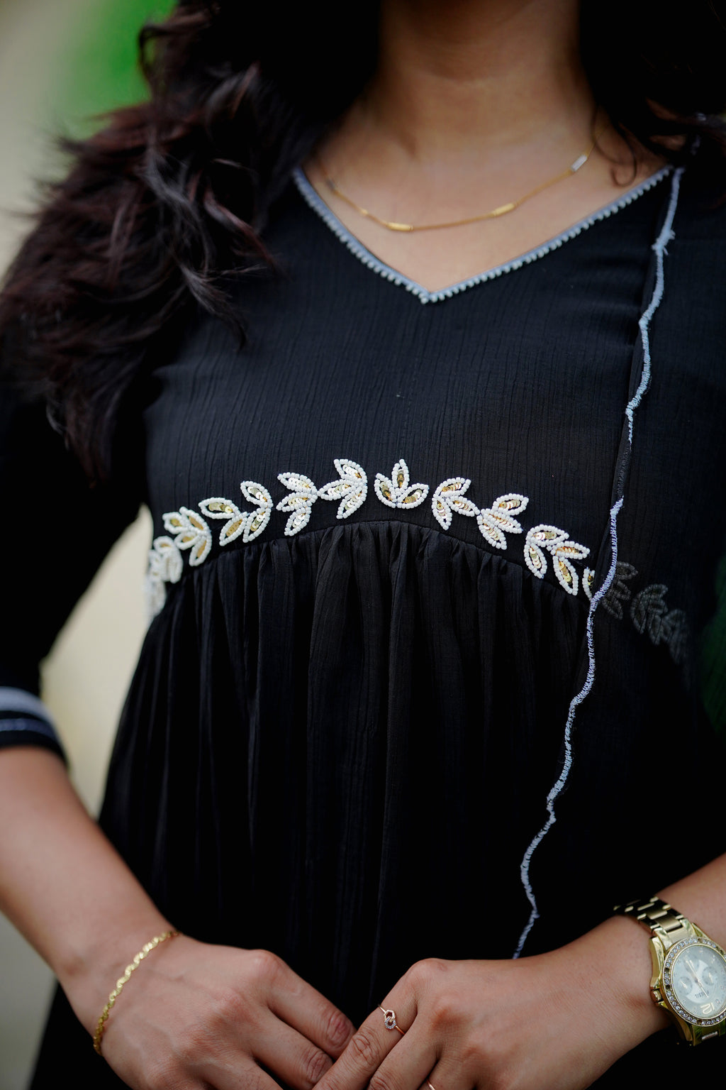 Two Piece Chiffon Set