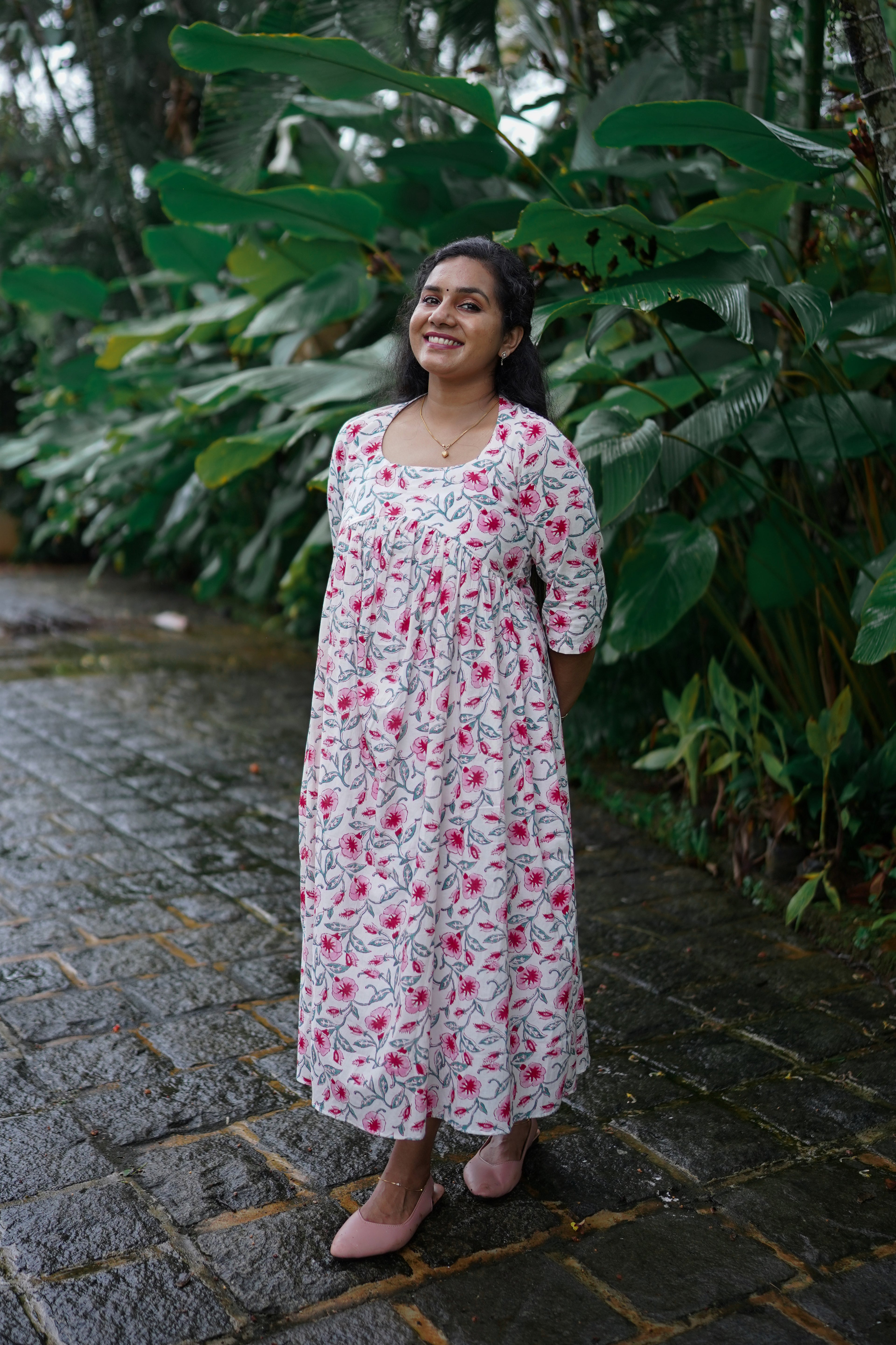 Rose Jaipur Dress