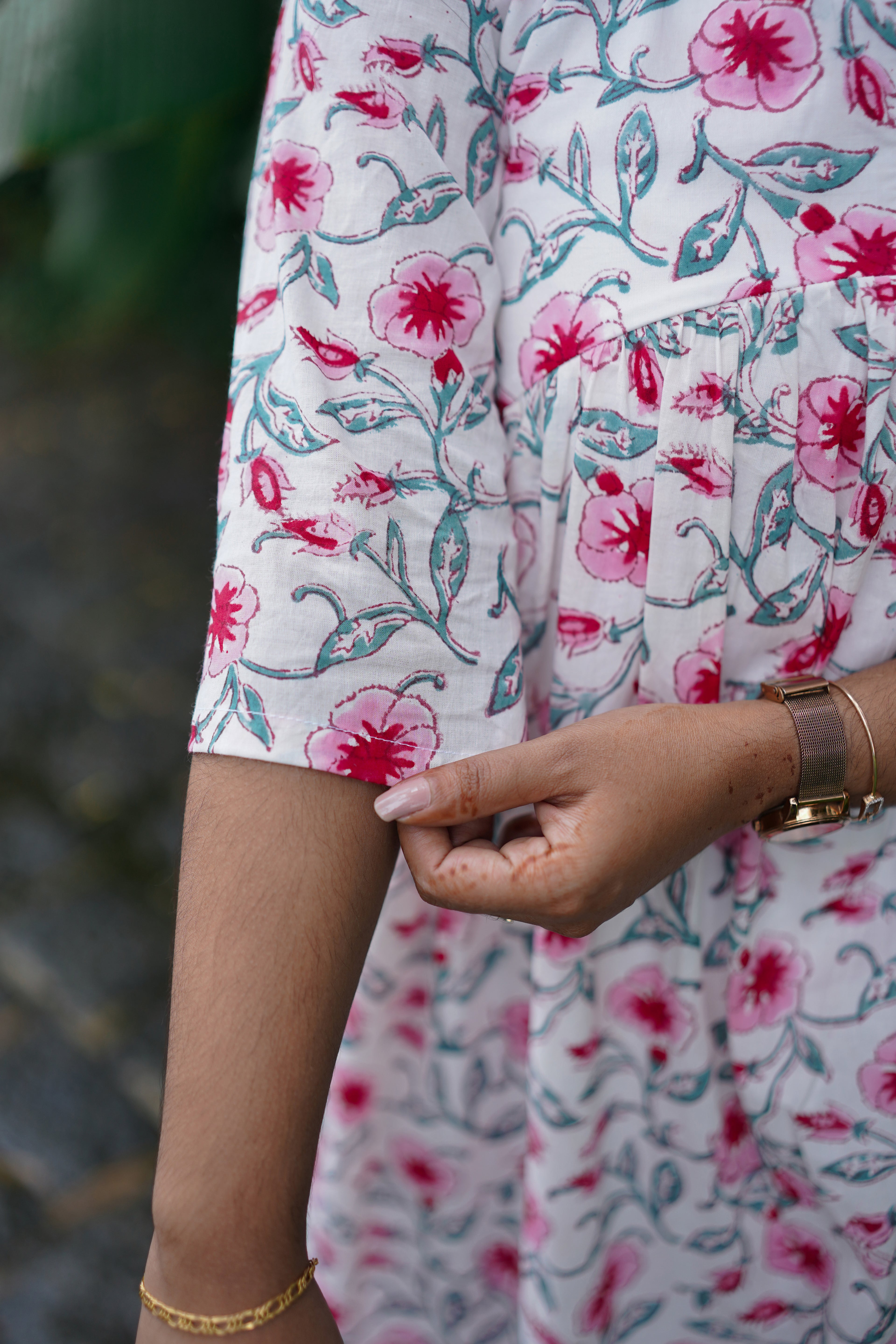 Rose Jaipur Dress