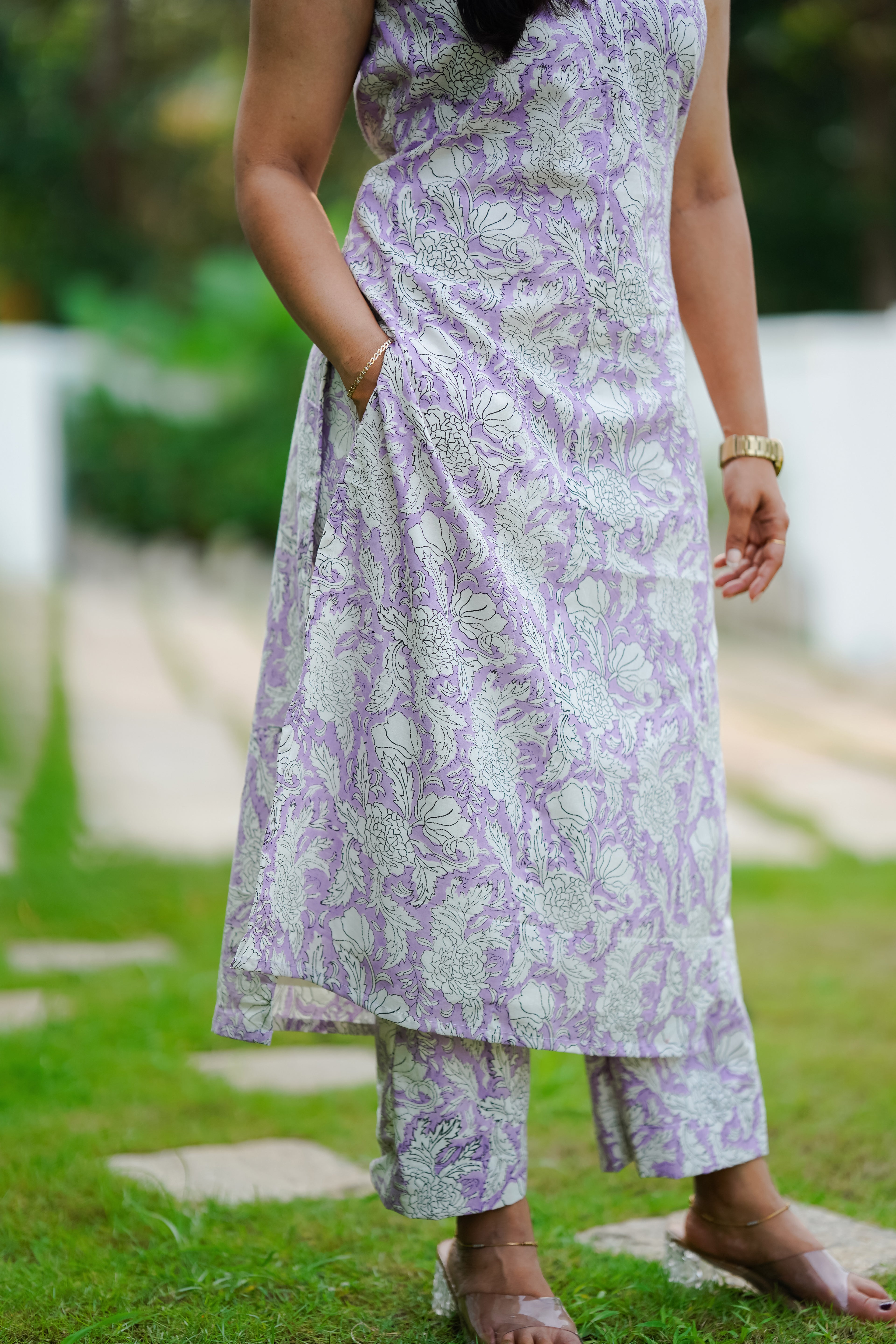 Lavender Cotton Co-Ord Set