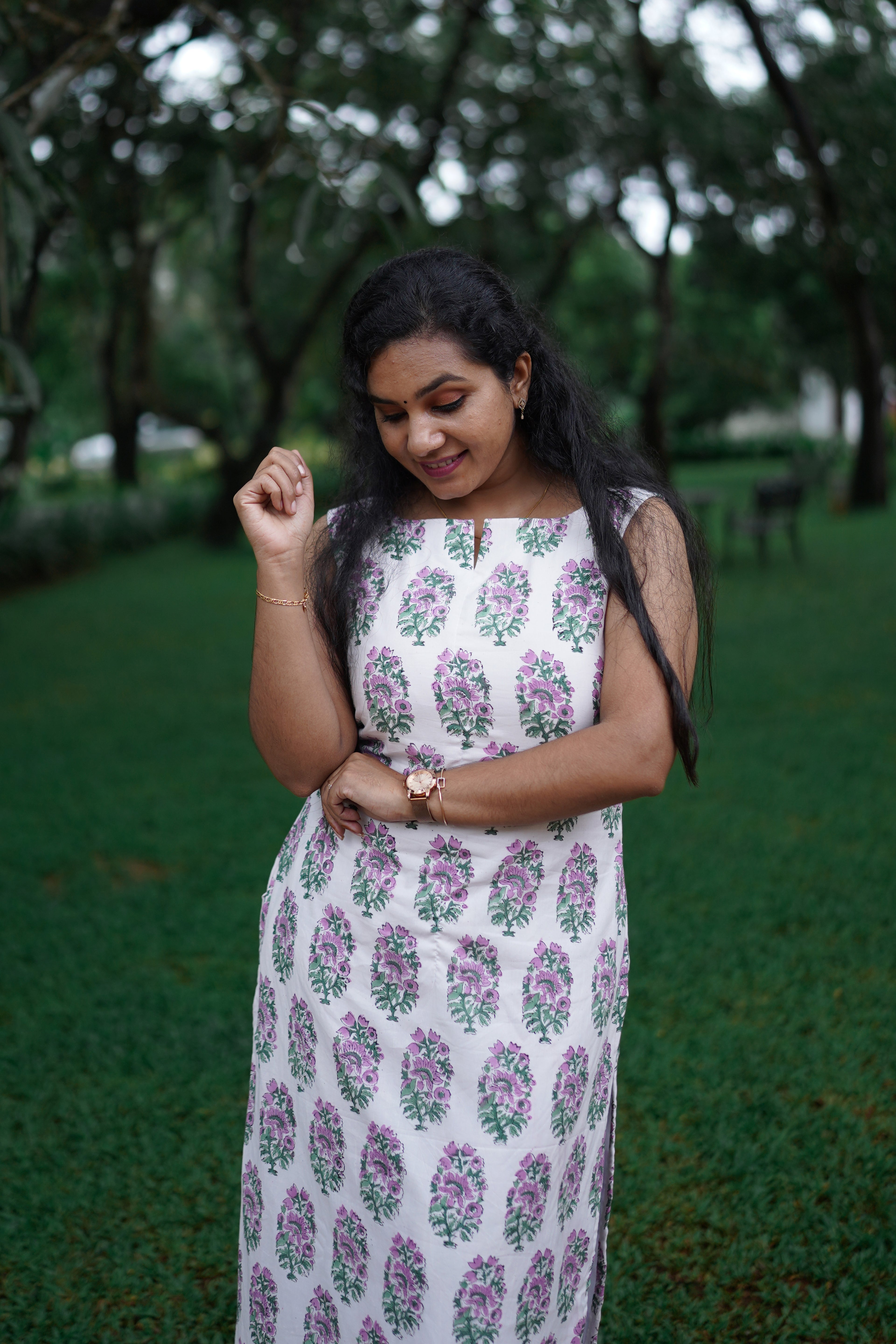 Lavender Bloom Cotton Co-Ord Set
