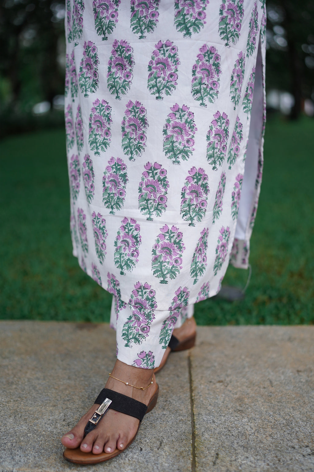 Lavender Bloom Cotton Co-Ord Set