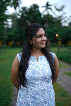 Blue Mist Floral Cotton Co-Ord Set
