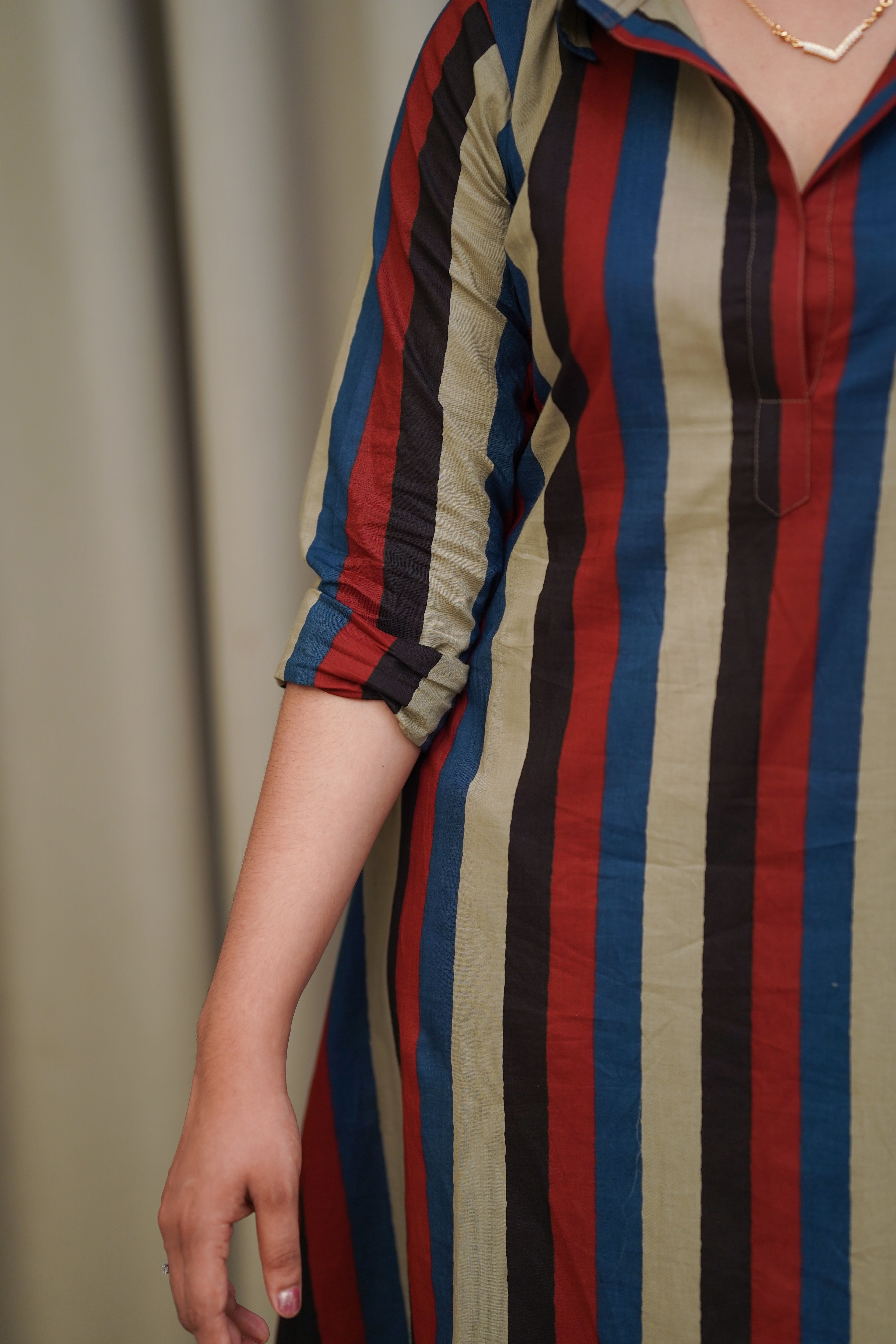 Striped Straight Kurta