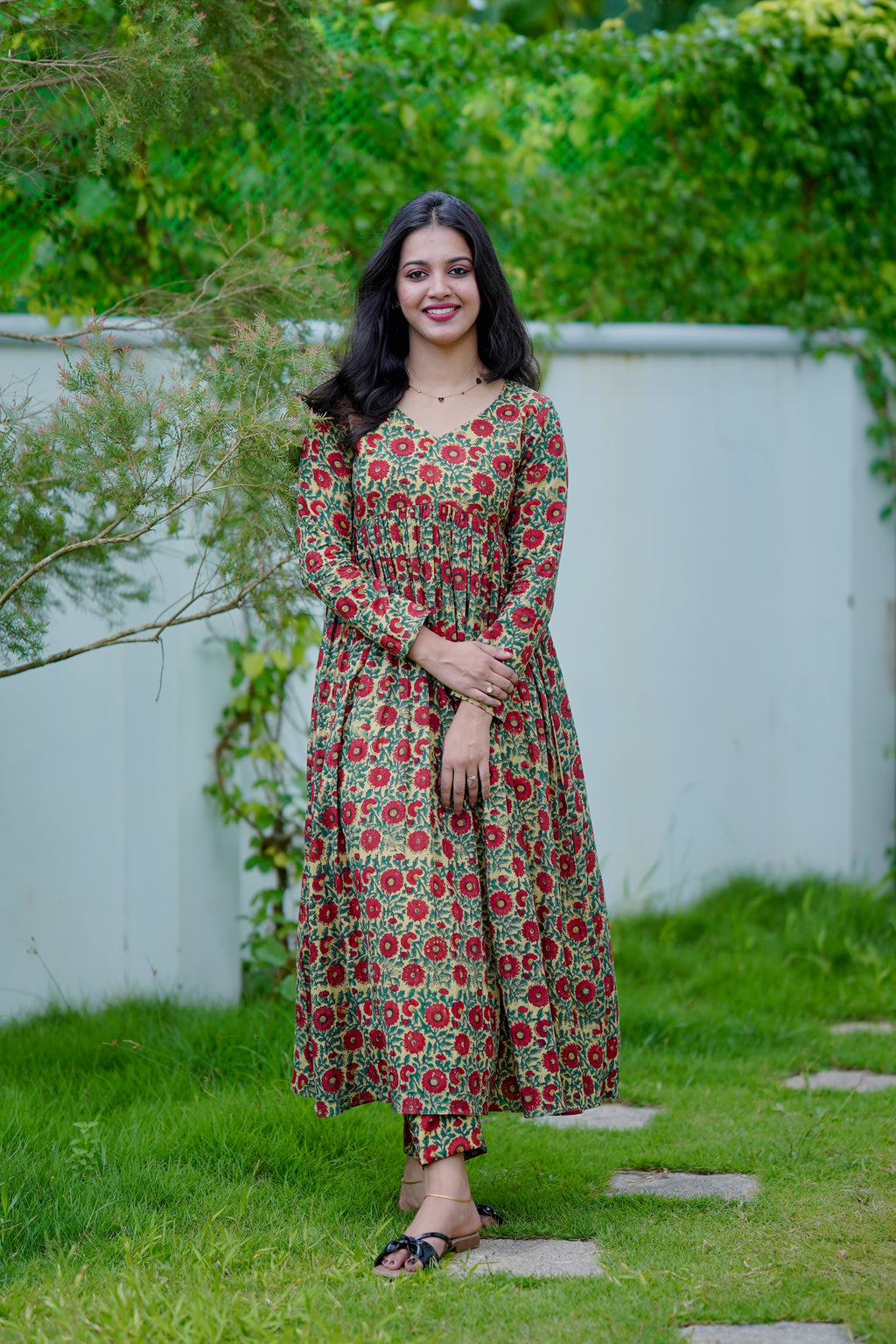 Jaipur Cotton Anarkali Set
