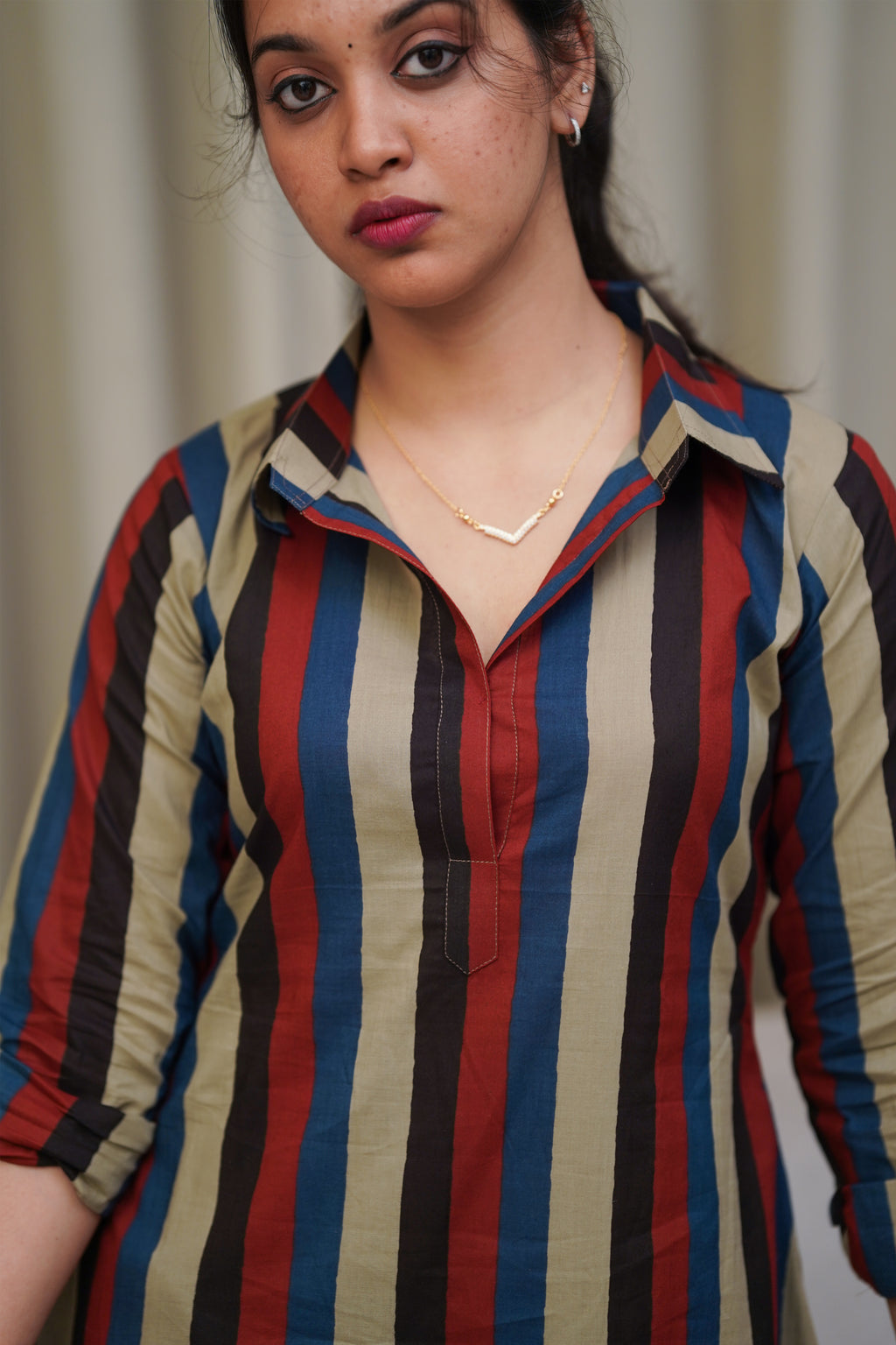 Striped Straight Kurta