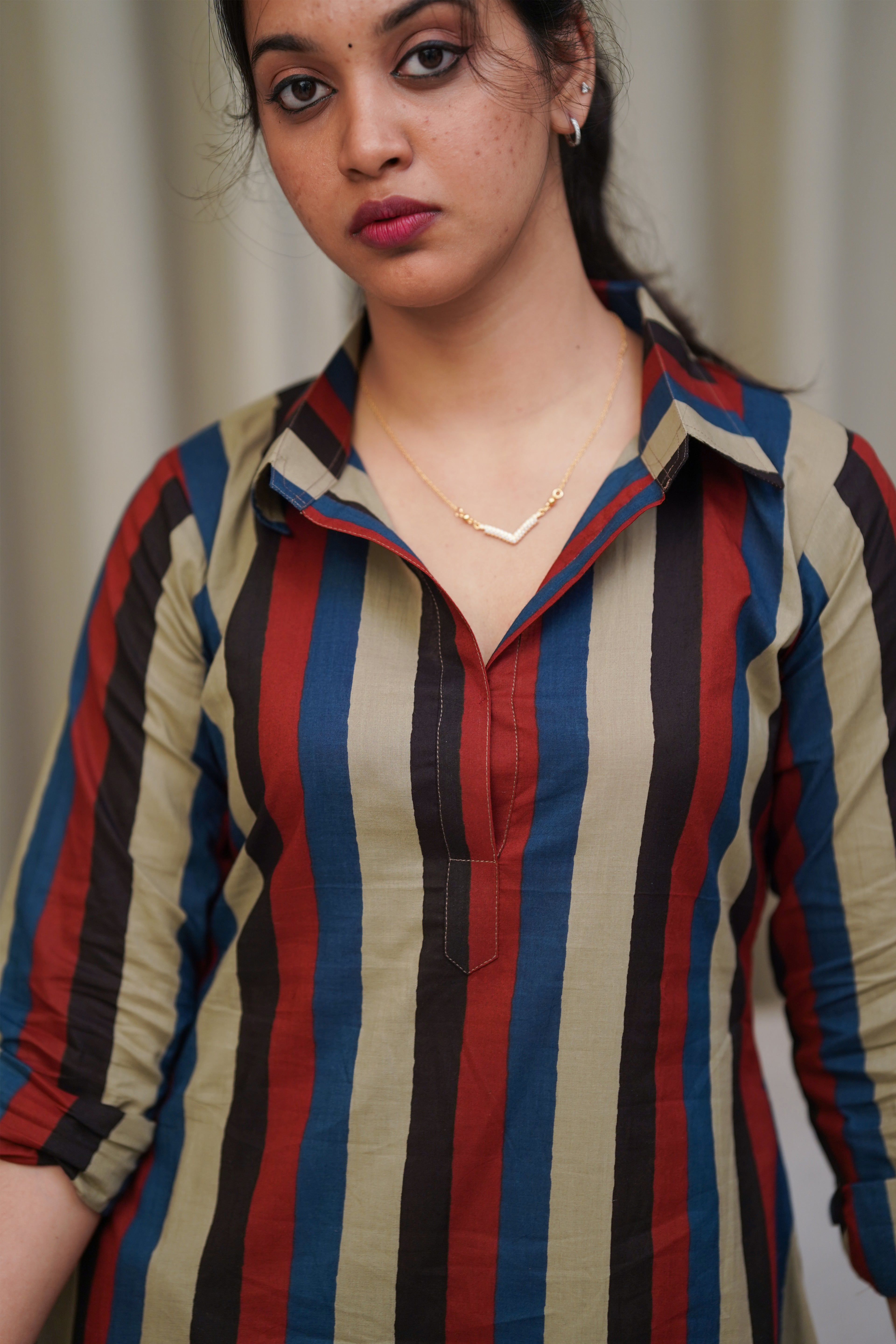 Striped Straight Kurta