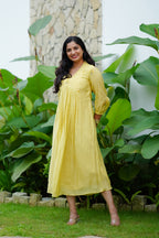 Sunshine Mul Chanderi Dress