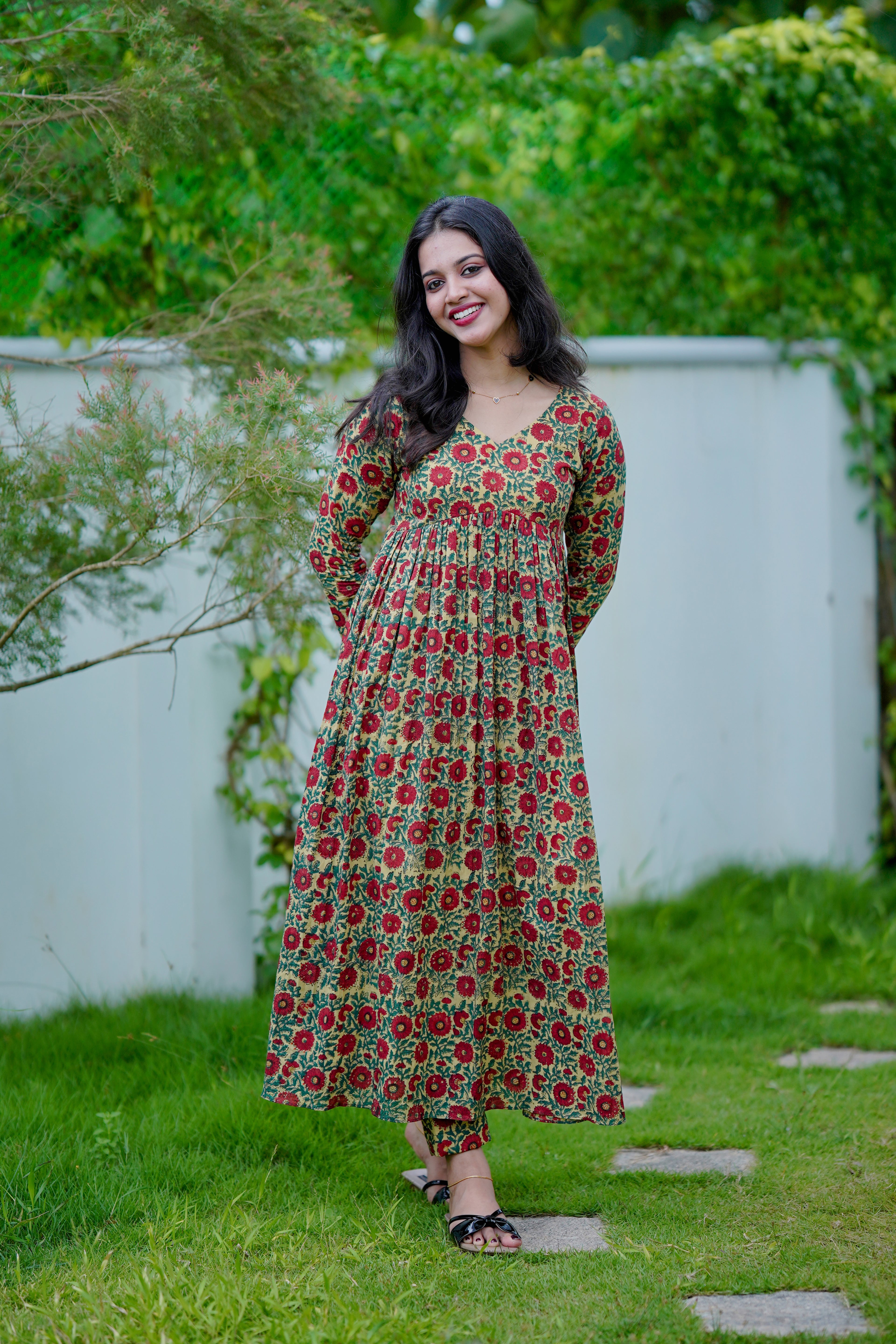 Jaipur Cotton Anarkali Set