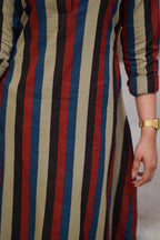 Striped Straight Kurta