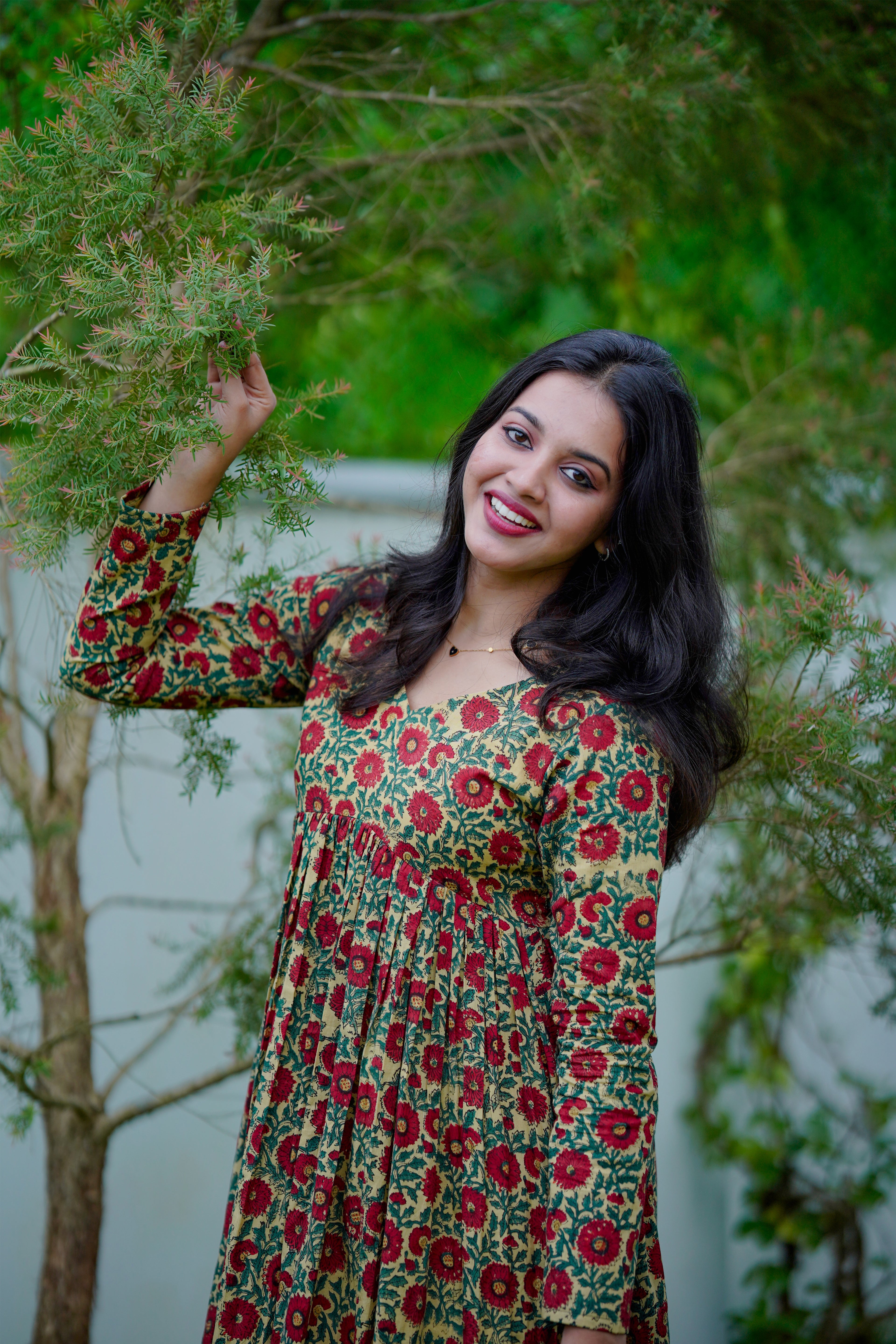 Jaipur Cotton Anarkali Set