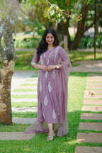 Two Piece Mul Chanderi Set