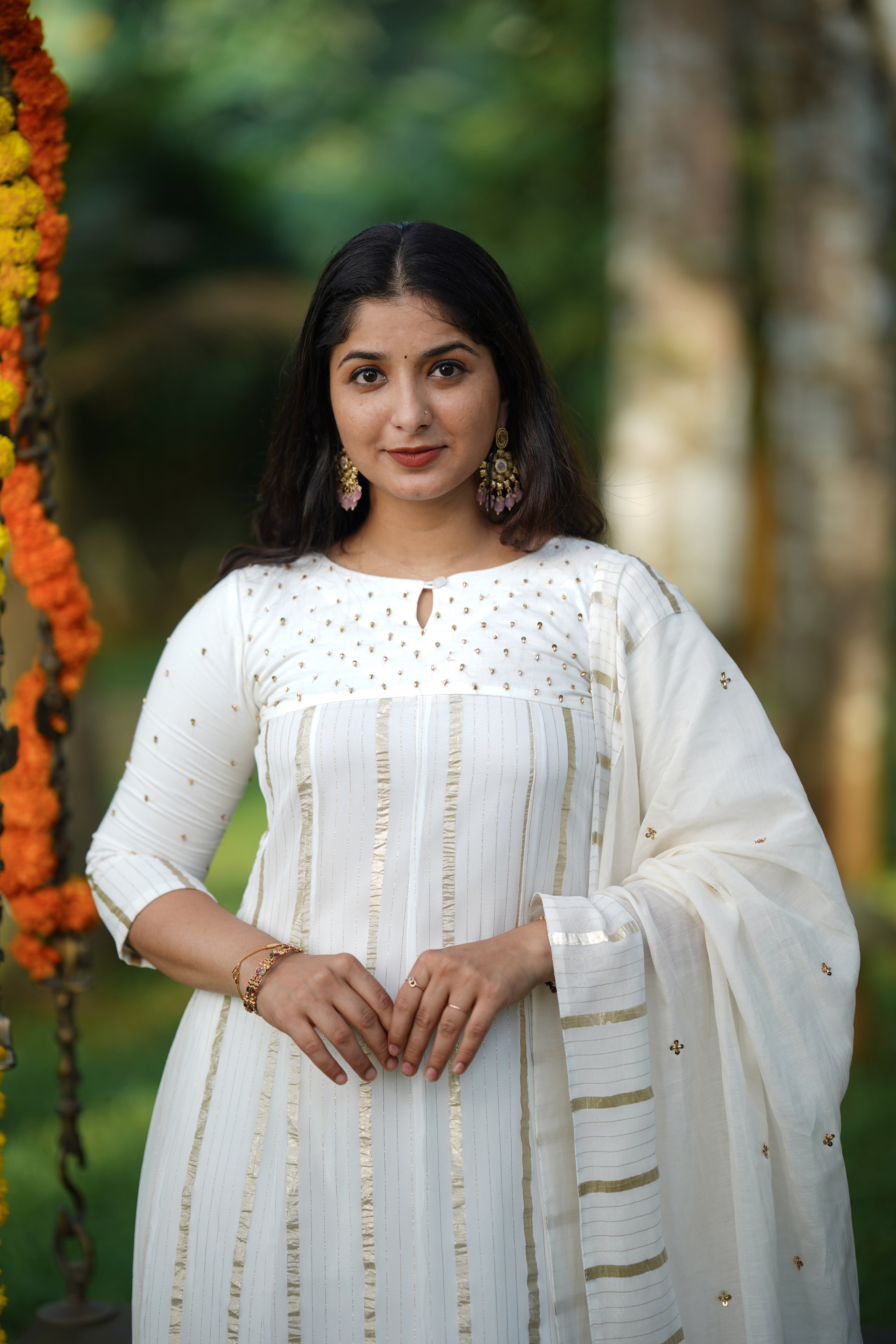 Kasavu Grace Ethnic Set