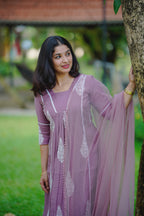 Two Piece Mul Chanderi Set