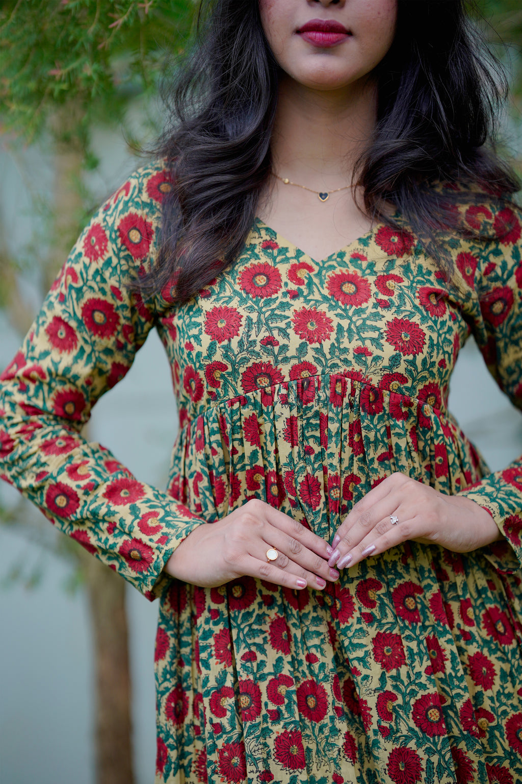 Jaipur Cotton Anarkali Set