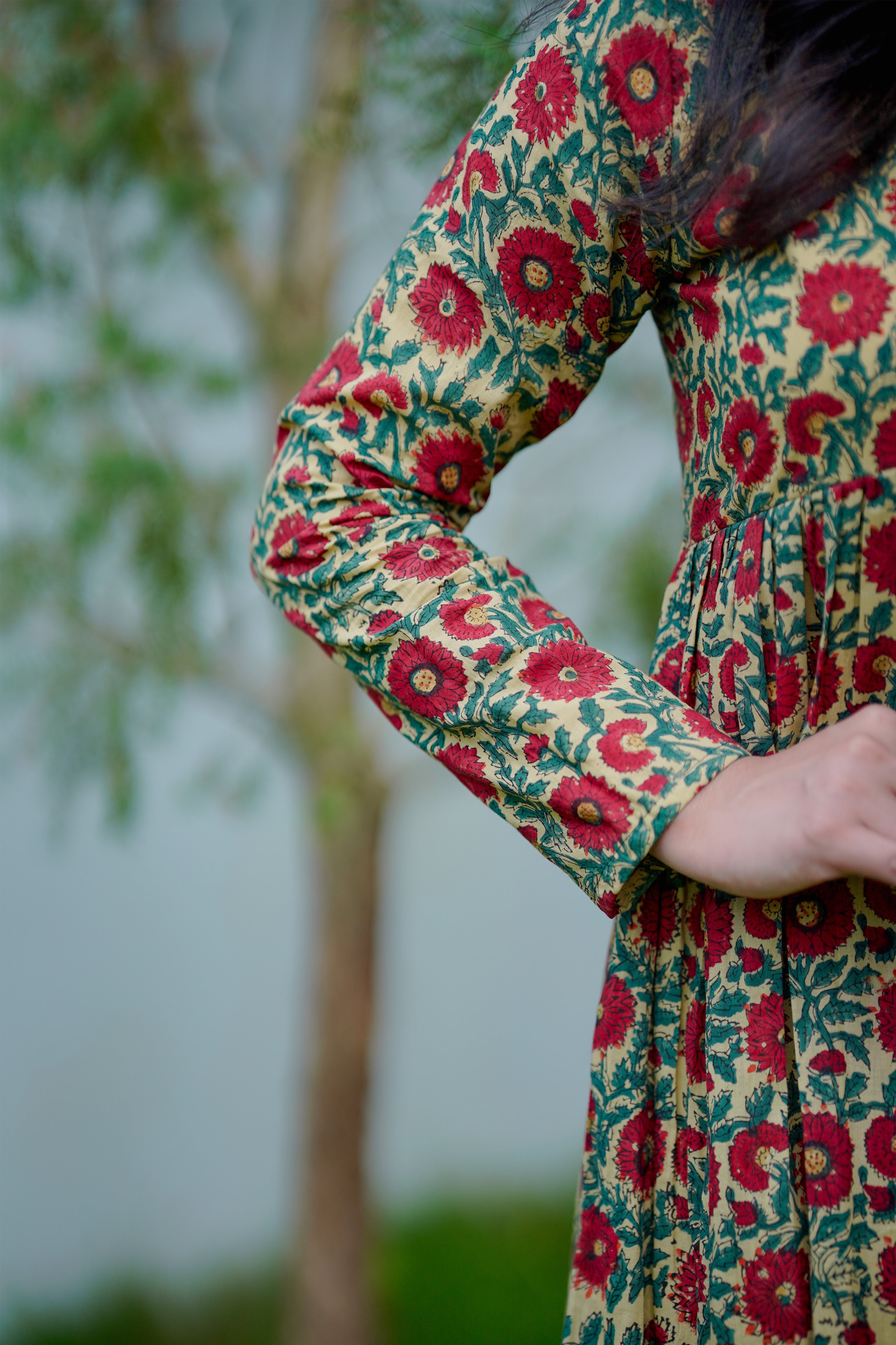 Jaipur Cotton Anarkali Set