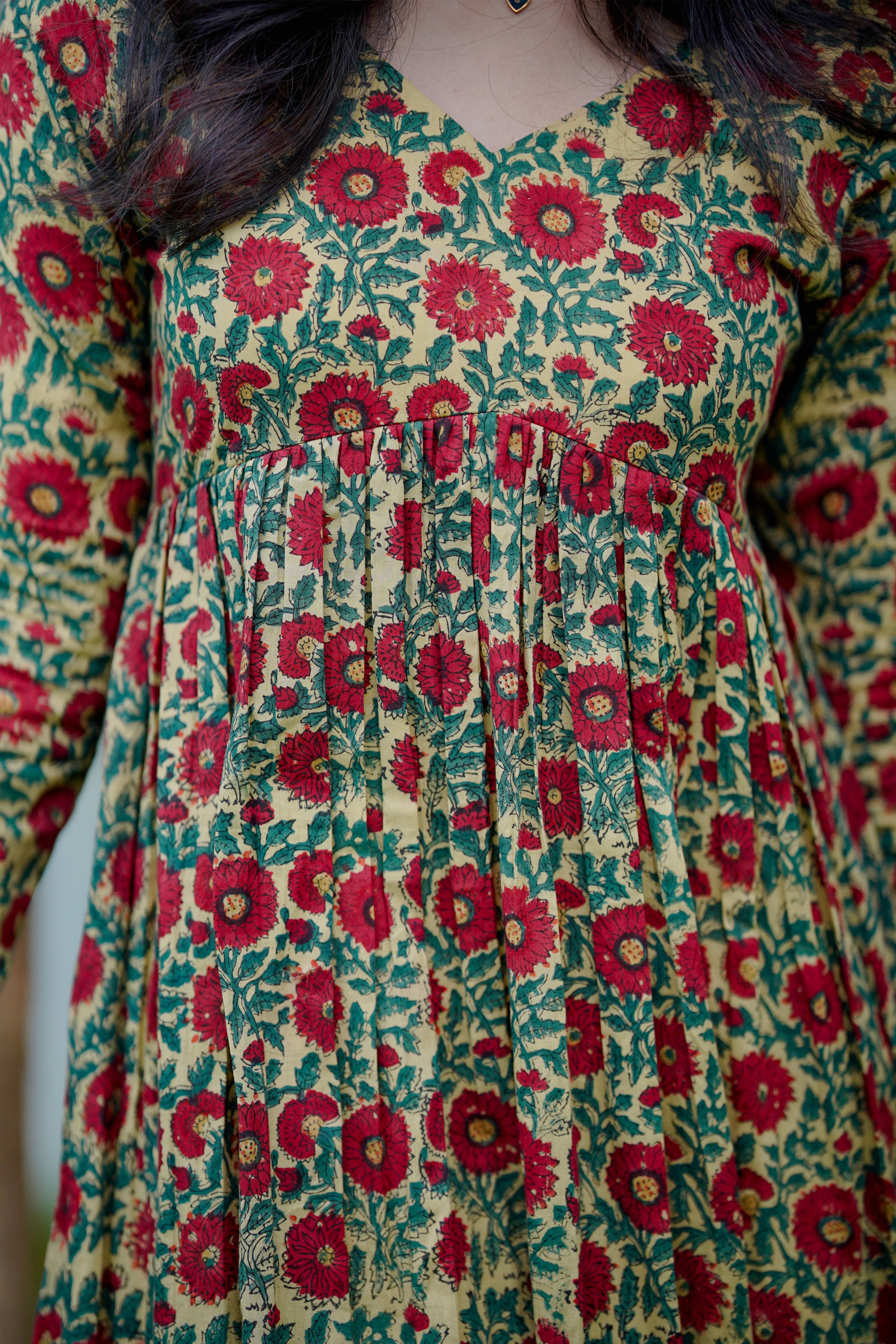 Jaipur Cotton Anarkali Set