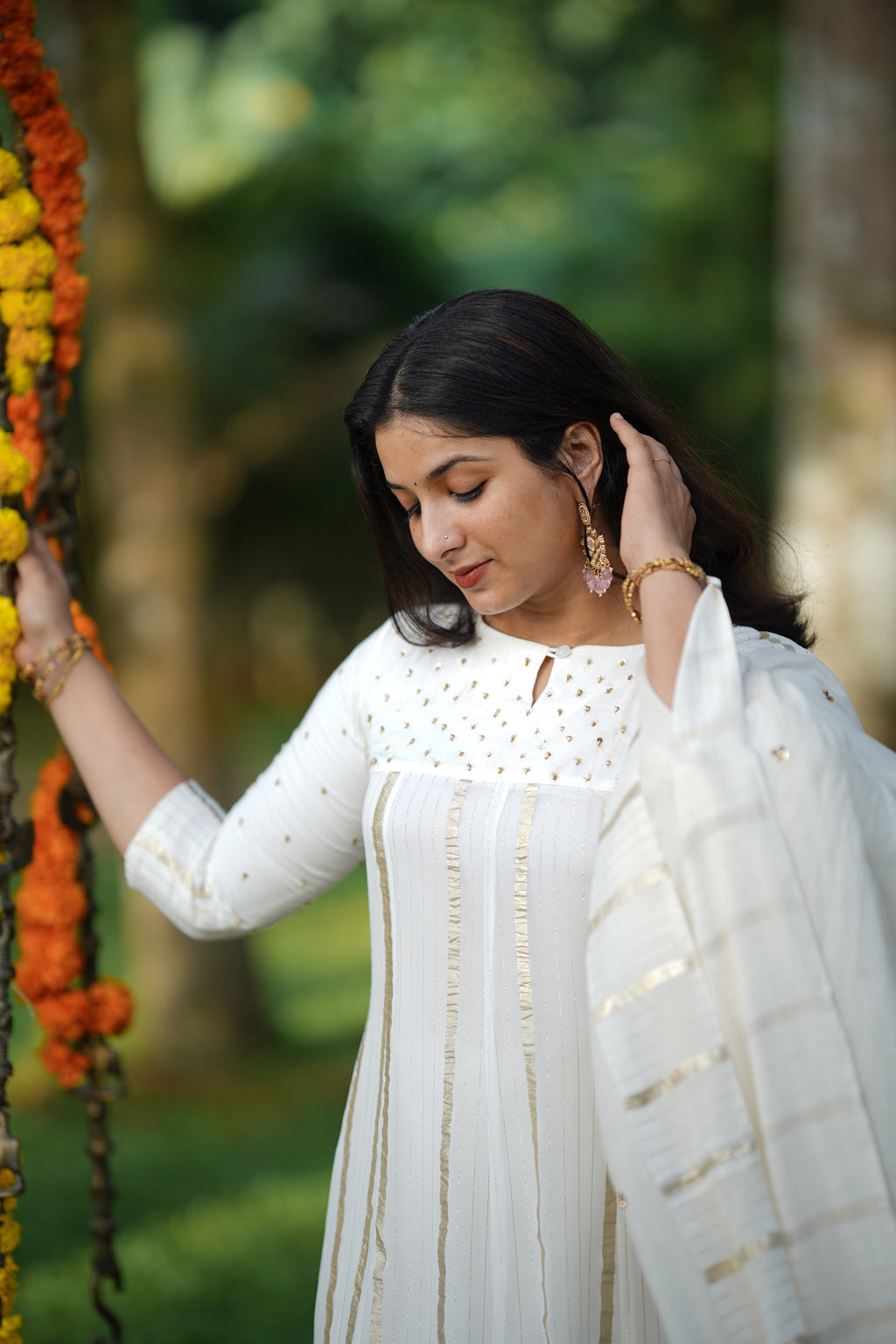 Kasavu Grace Ethnic Set
