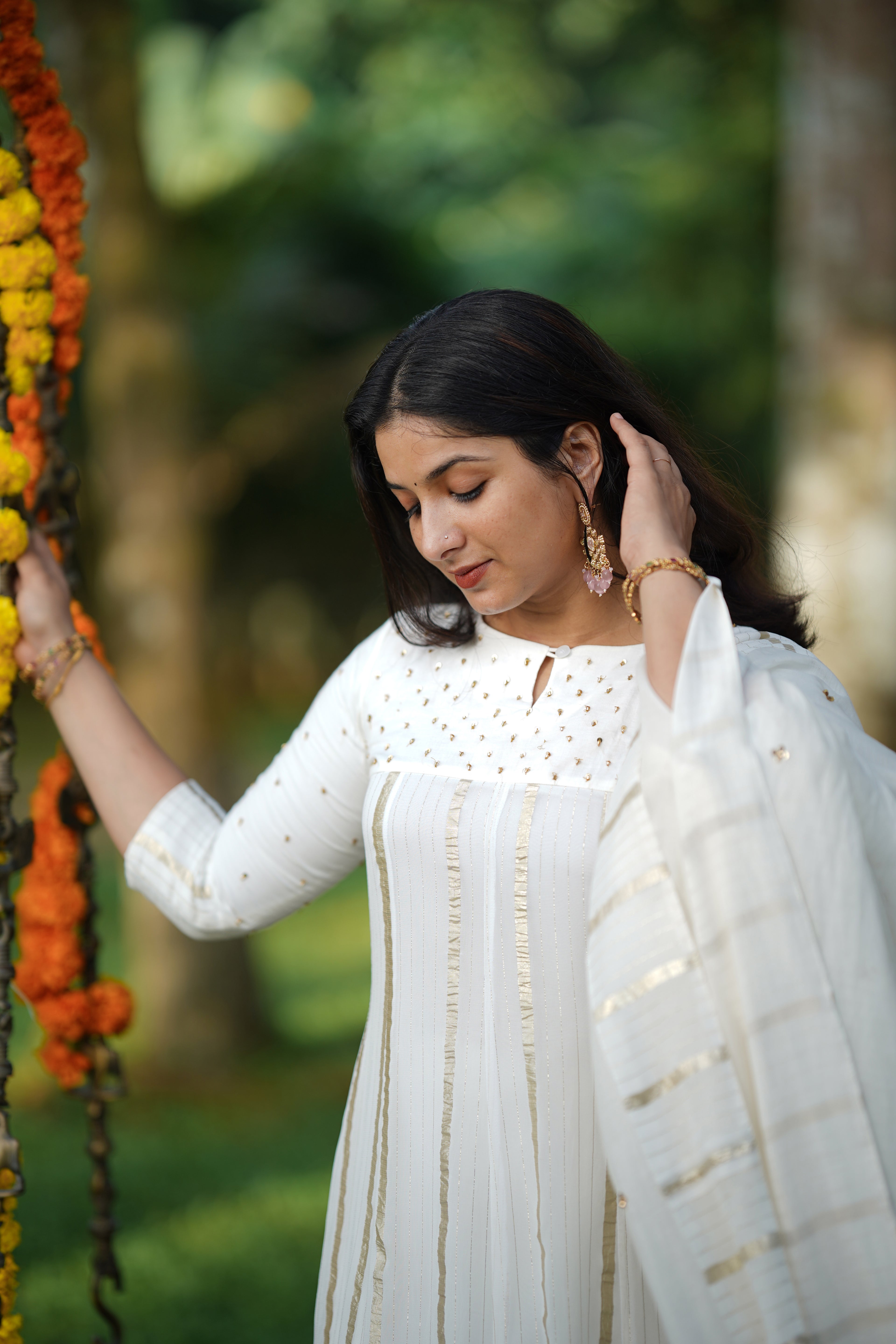 Kasavu Grace Ethnic Set