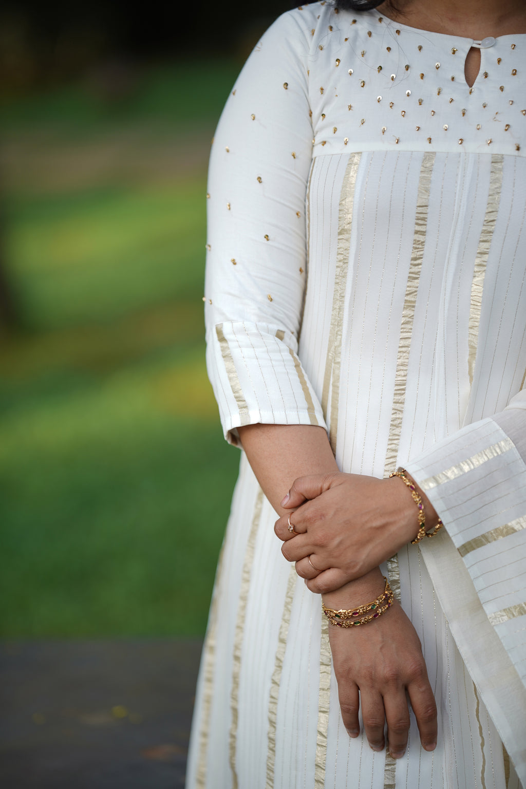 Kasavu Grace Ethnic Set