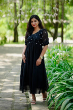 Black Chiffon Dress