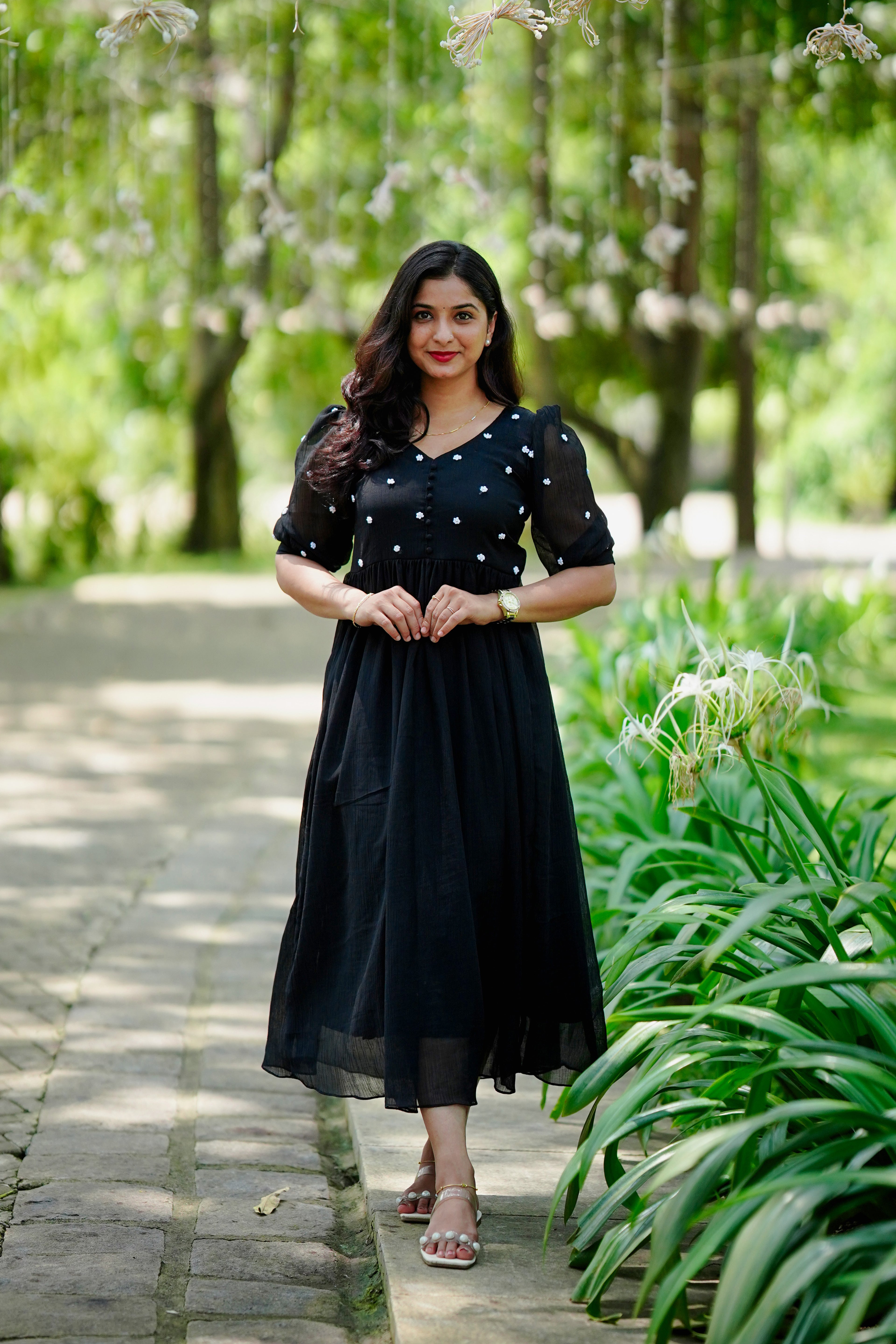 Black Chiffon Dress