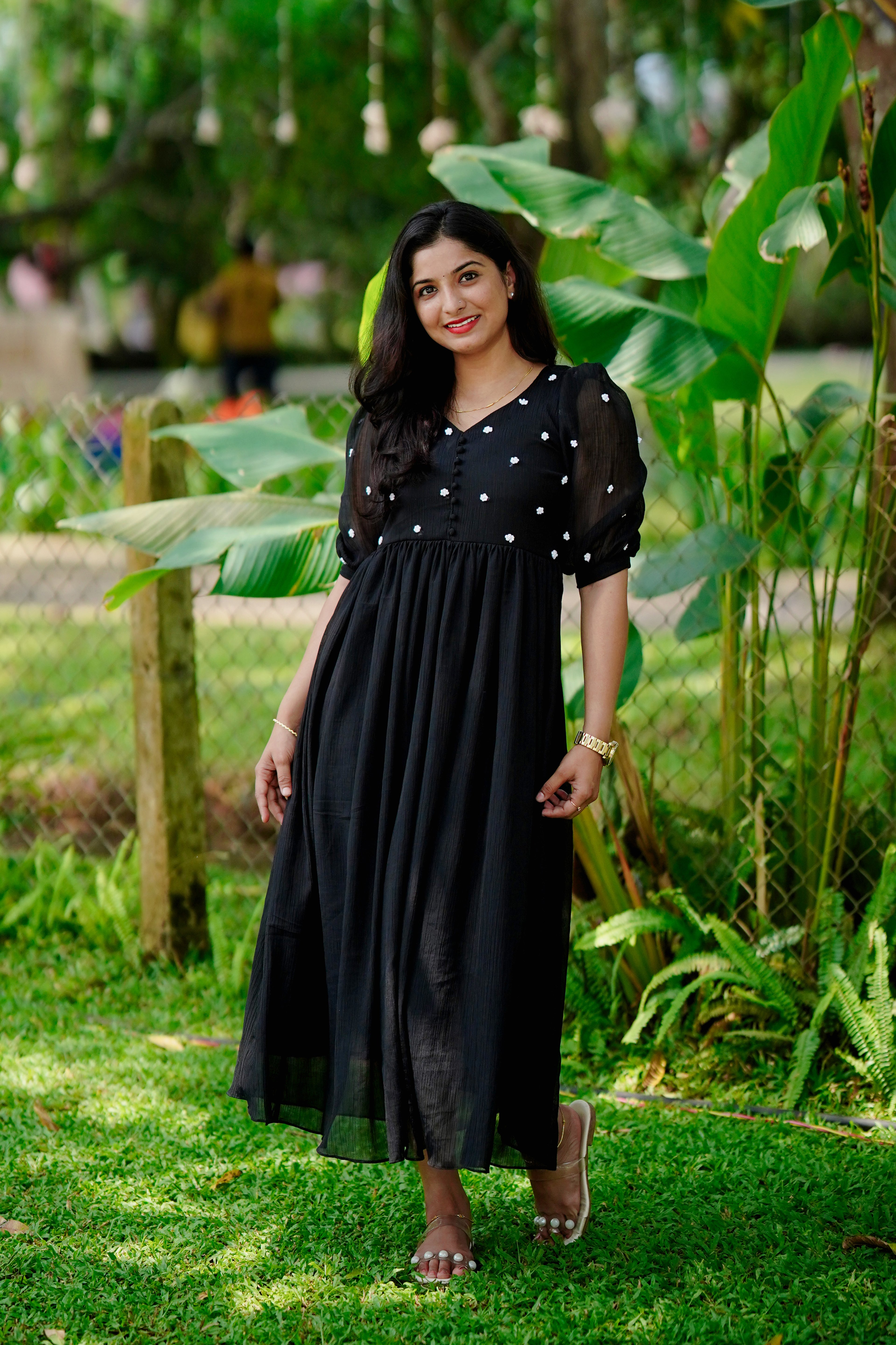 Black Chiffon Dress