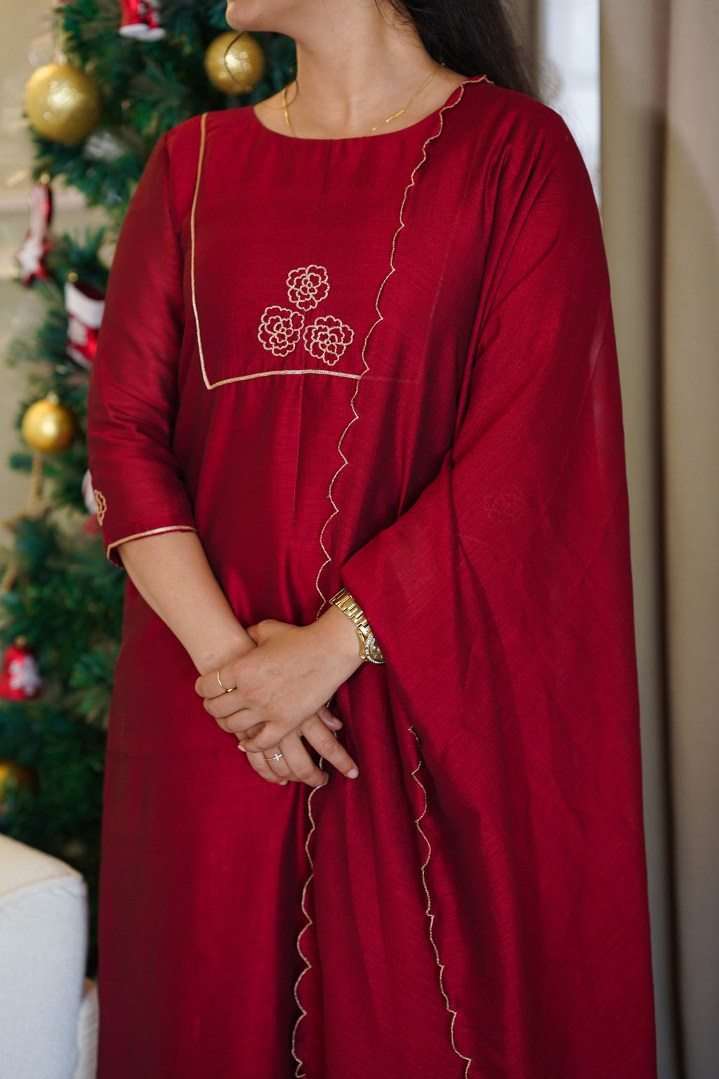 Top & Shawl Set