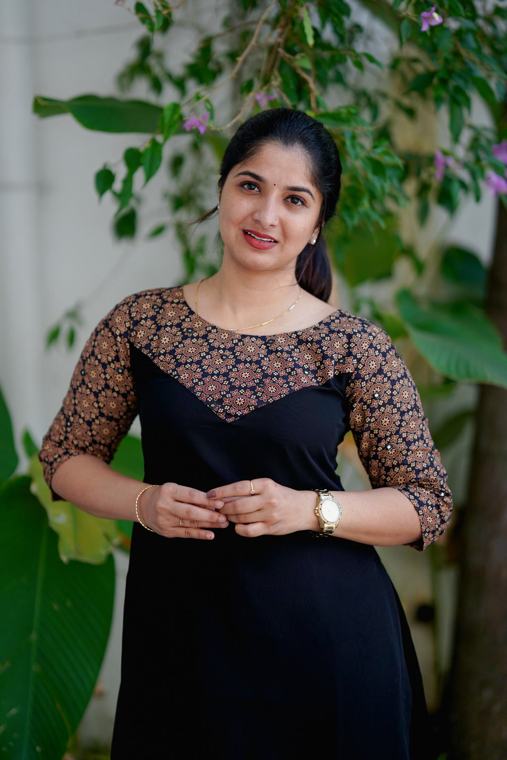Black Kurthi Set