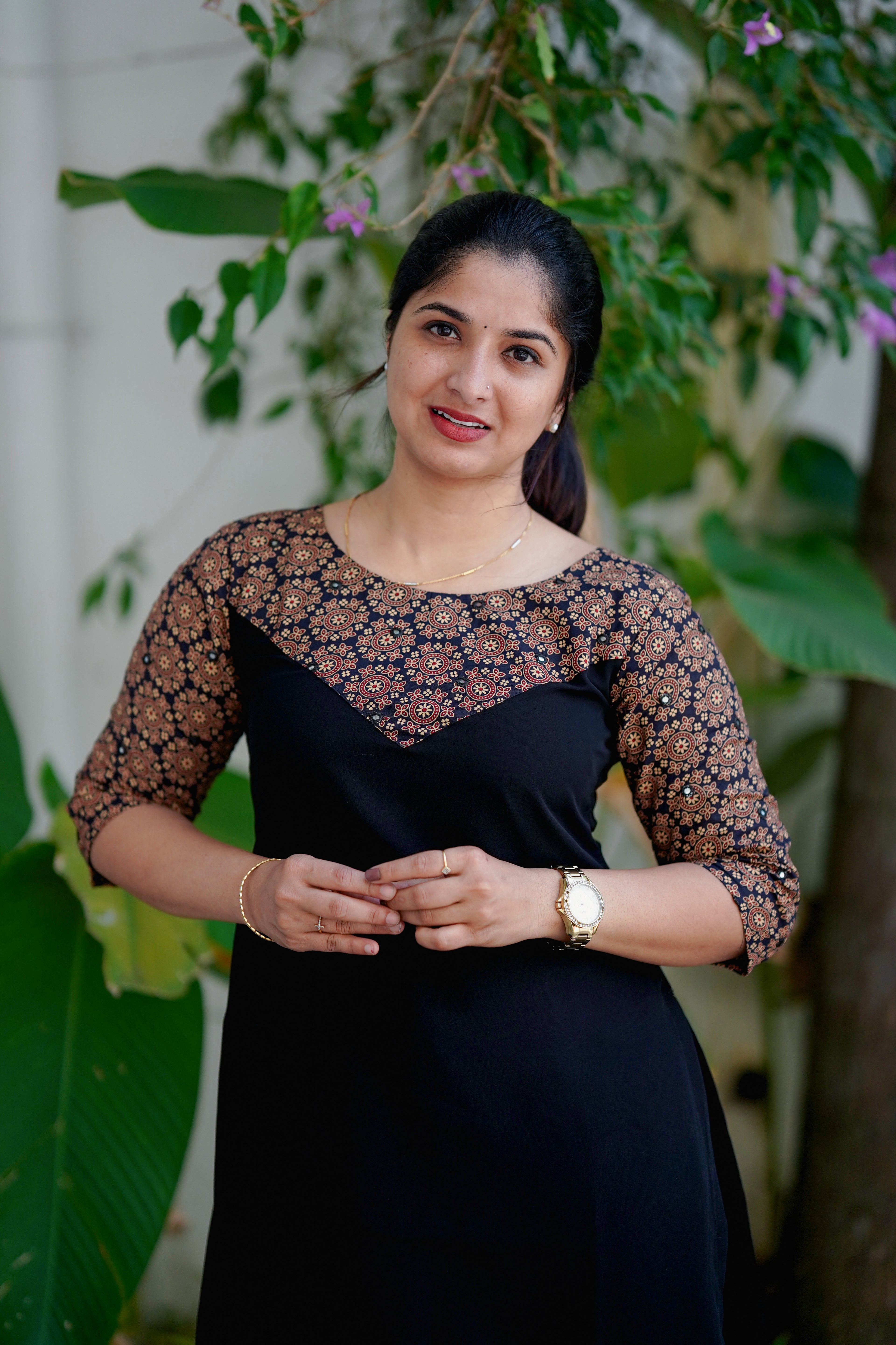 Black Kurthi Set