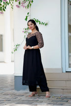 Black Kurthi Set