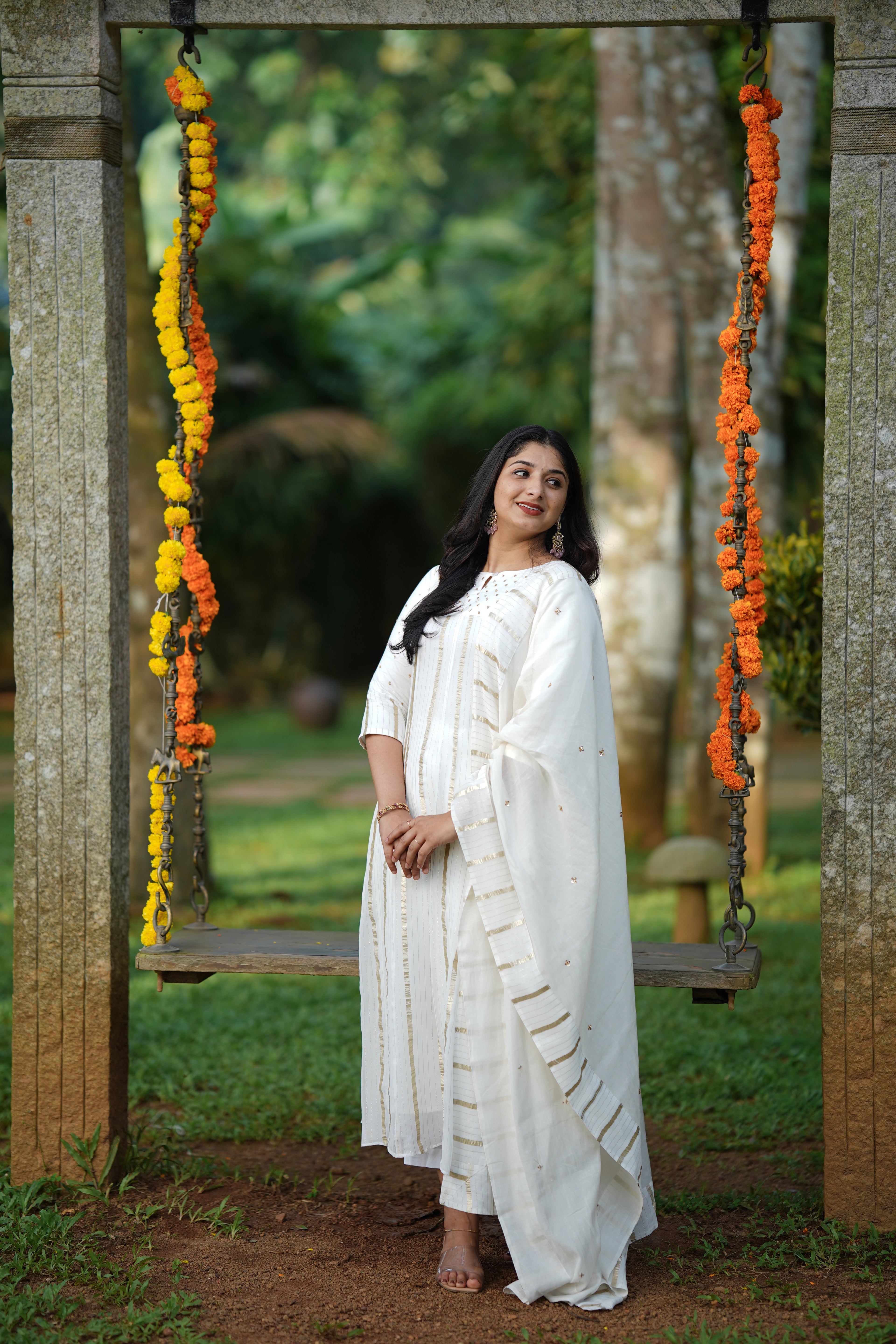 Kasavu Grace Ethnic Set