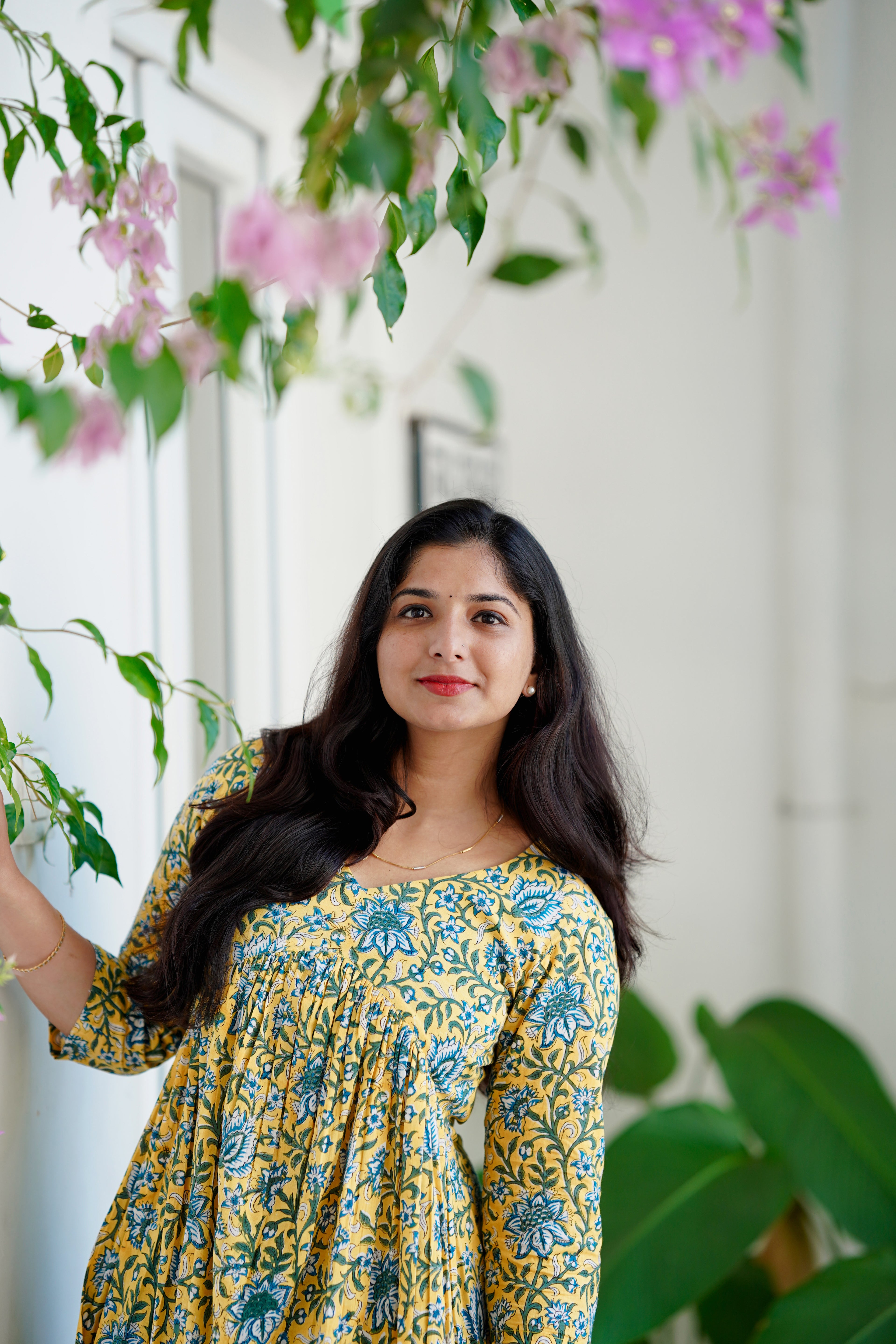 Sunlit Block Print Dress