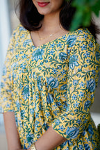 Sunlit Block Print Dress