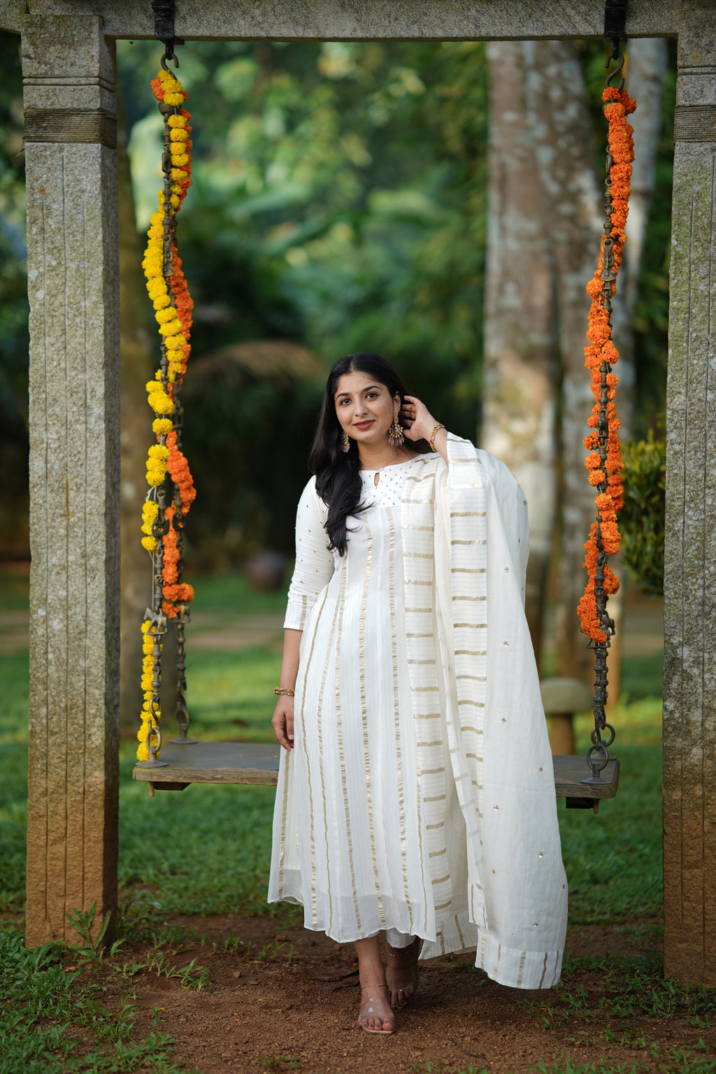 Kasavu Grace Ethnic Set