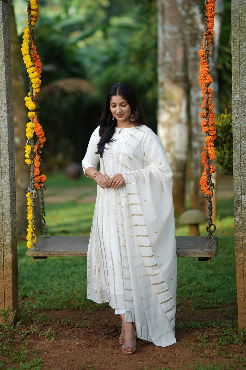 Kasavu Grace Ethnic Set