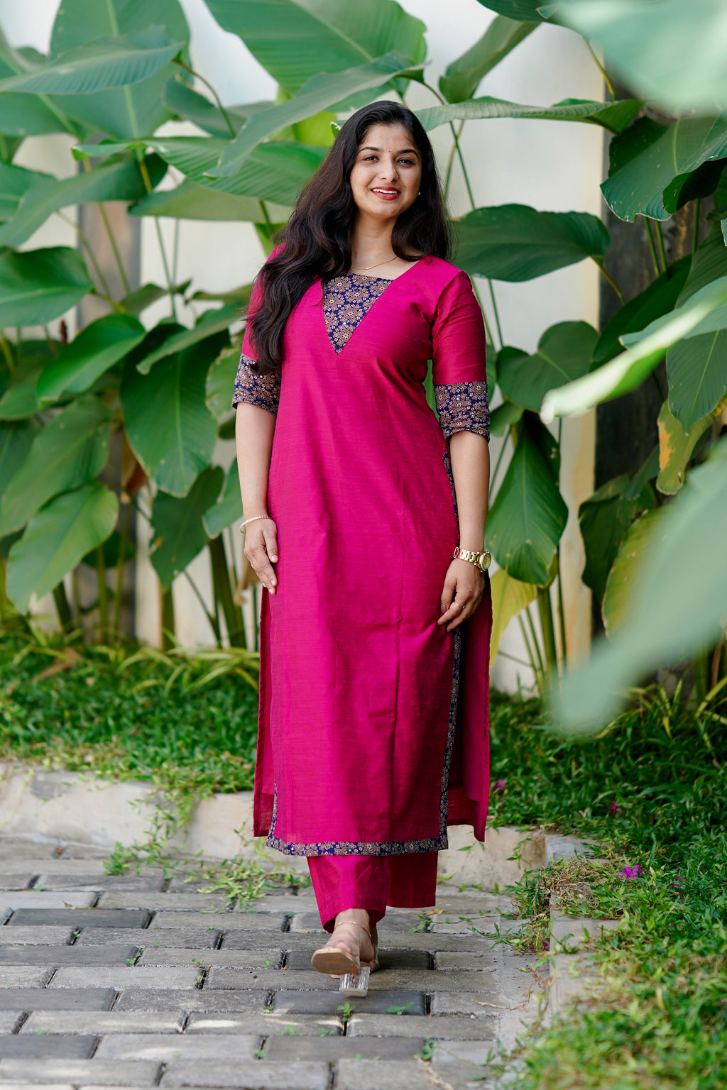 Pink Cotton Cord Set