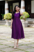 Plum Vijithra Dress
