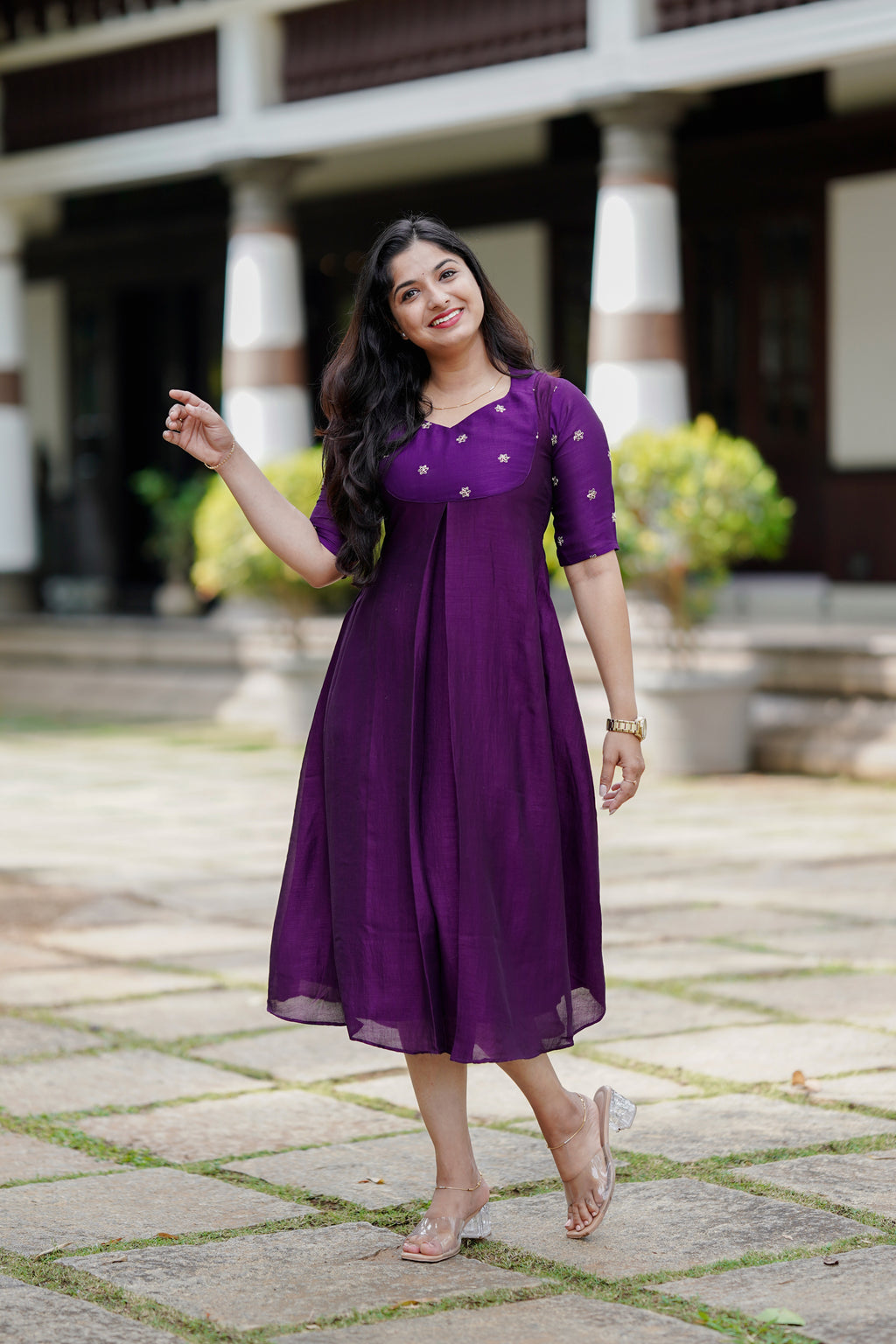 Plum Vijithra Dress