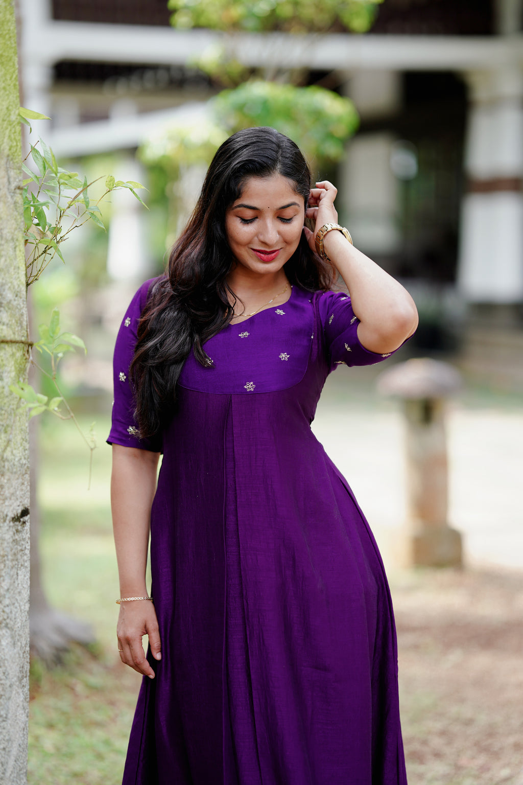 Plum Vijithra Dress