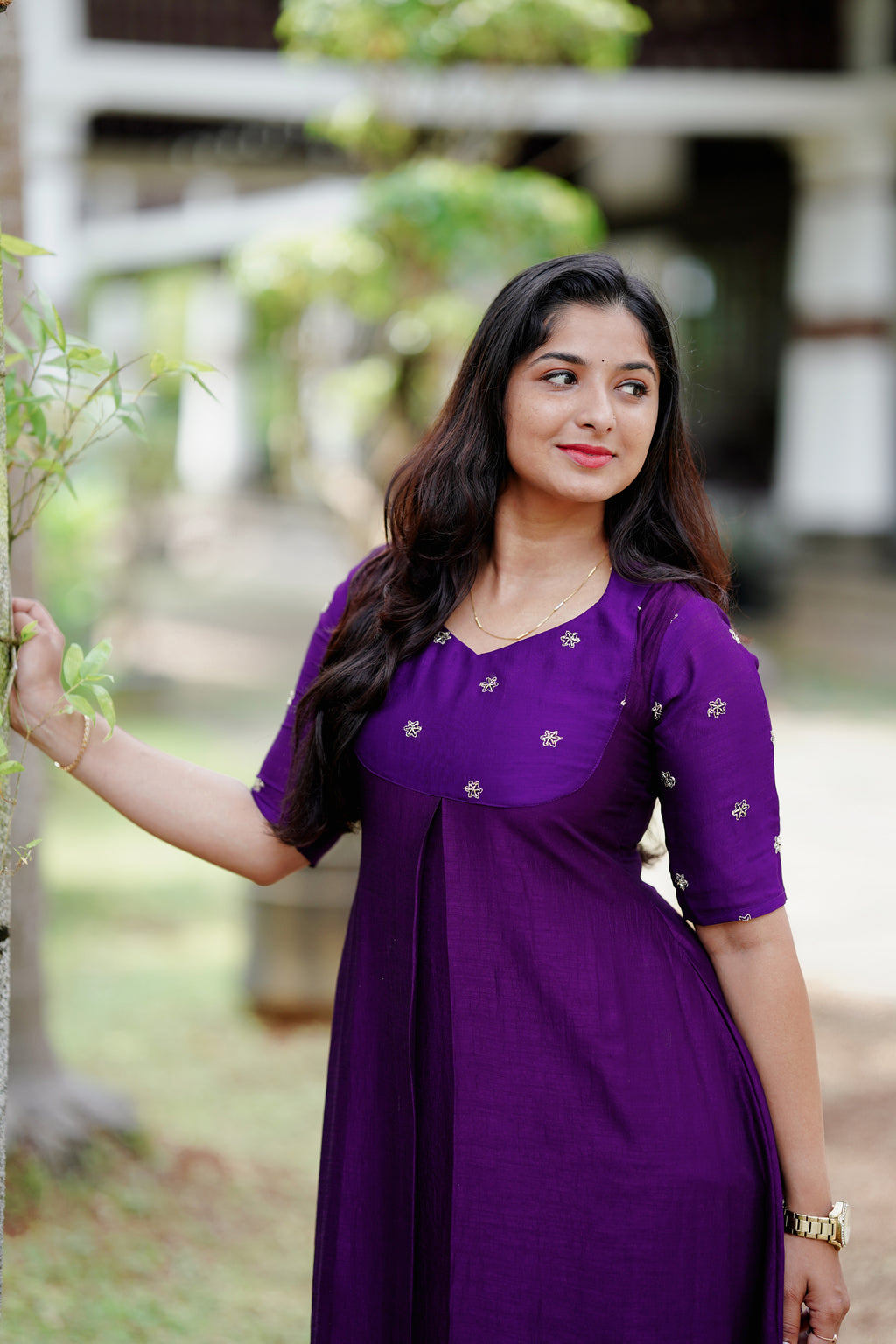 Plum Vijithra Dress