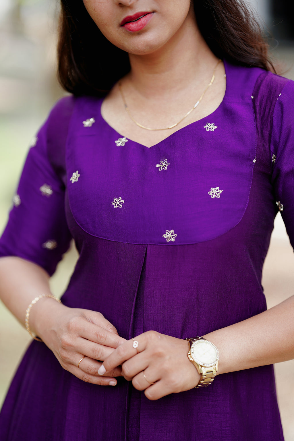 Plum Vijithra Dress